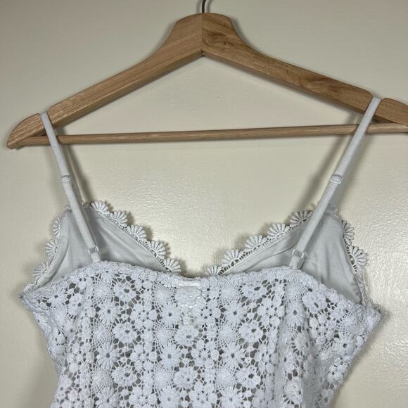 Women's H&M Medium Floral Boho Knit Body Suit - Picture 4 of 6